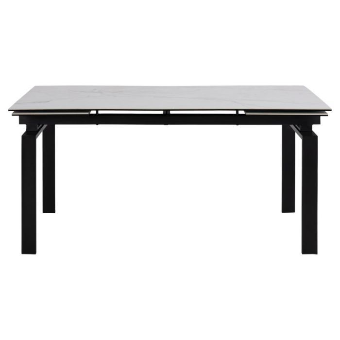 Corinthia 160cm Extending Dining Table Ceramic White Akranes