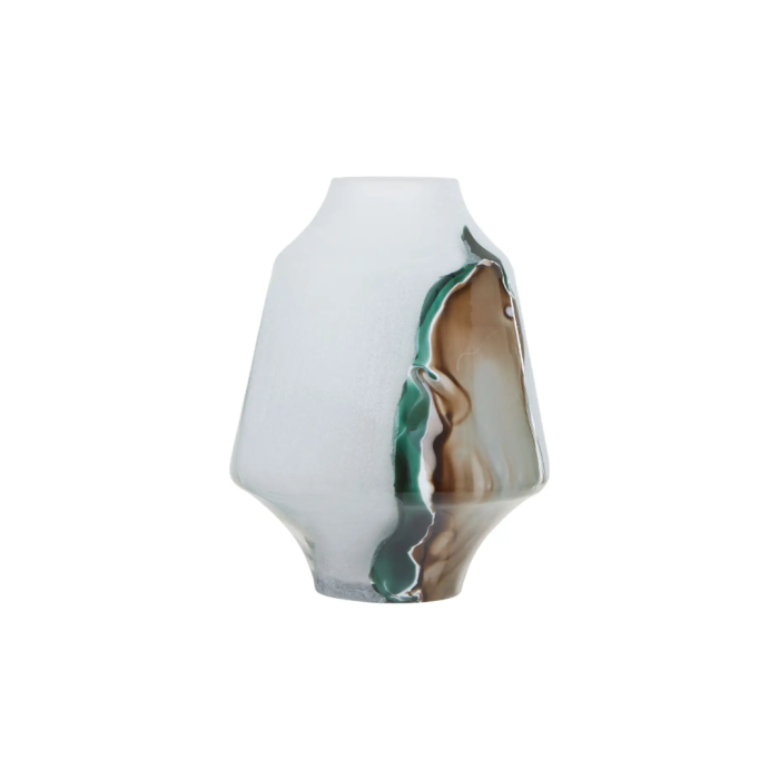 Hakan Multi-Colour Glass Vase Small