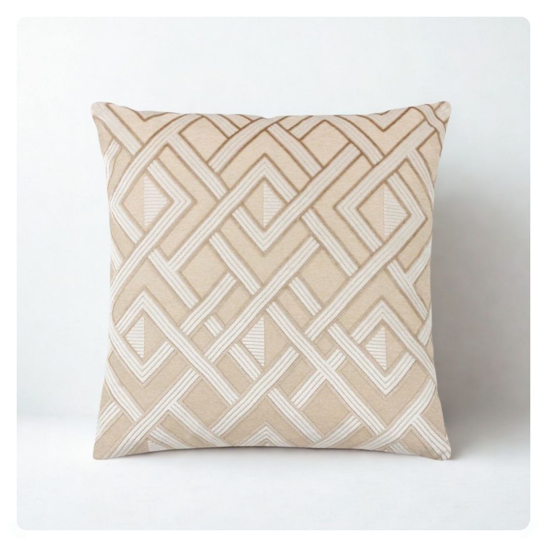 Henley 50 x 50cm Cushion in Warm Taupe