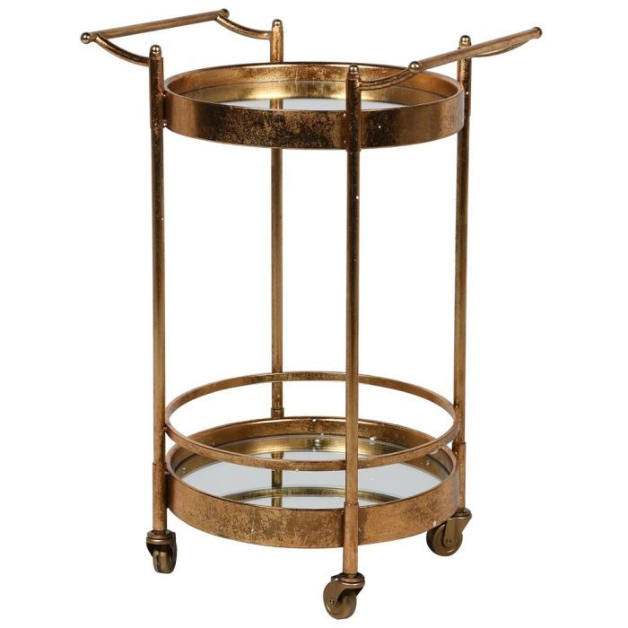 Gold Mirror Trolley