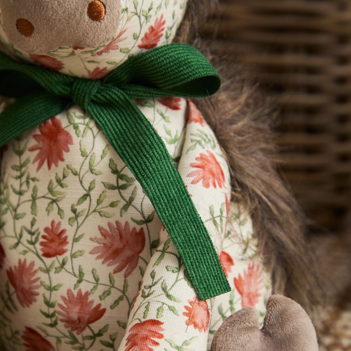 Floral Highland Cow Doorstop