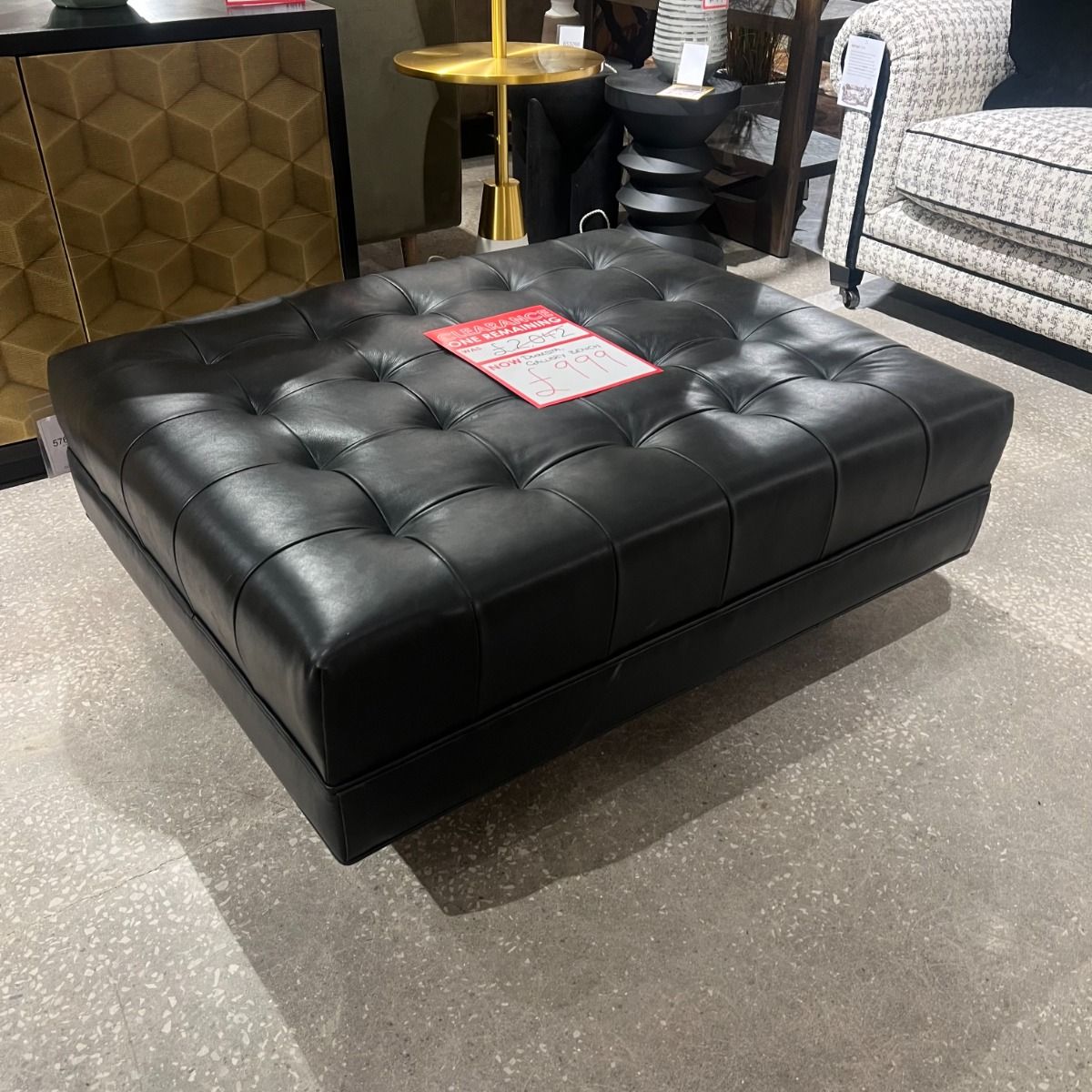 DURESTA Leather Footstool