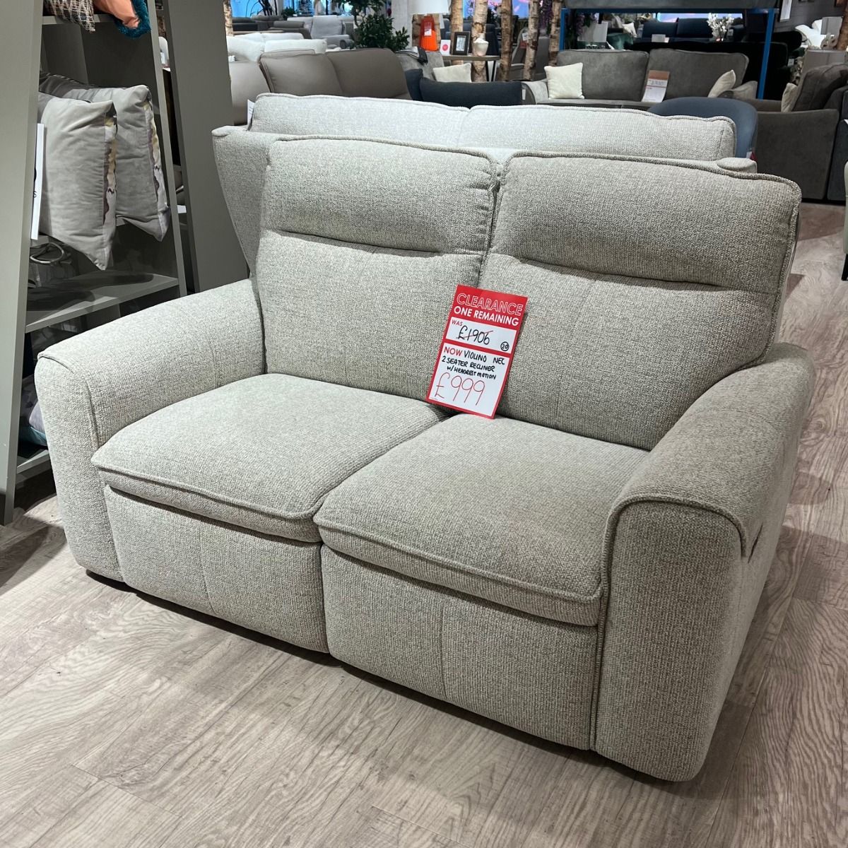Riviera 2 Seater Recliner with Motion Headrest