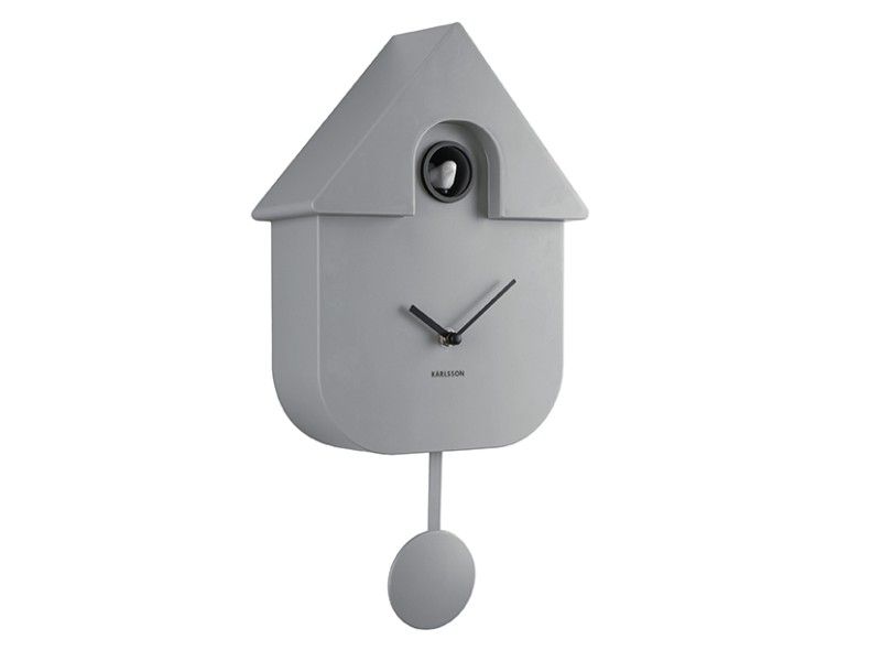 Zofia Wall Cuckoo Clock in Mouse Grey