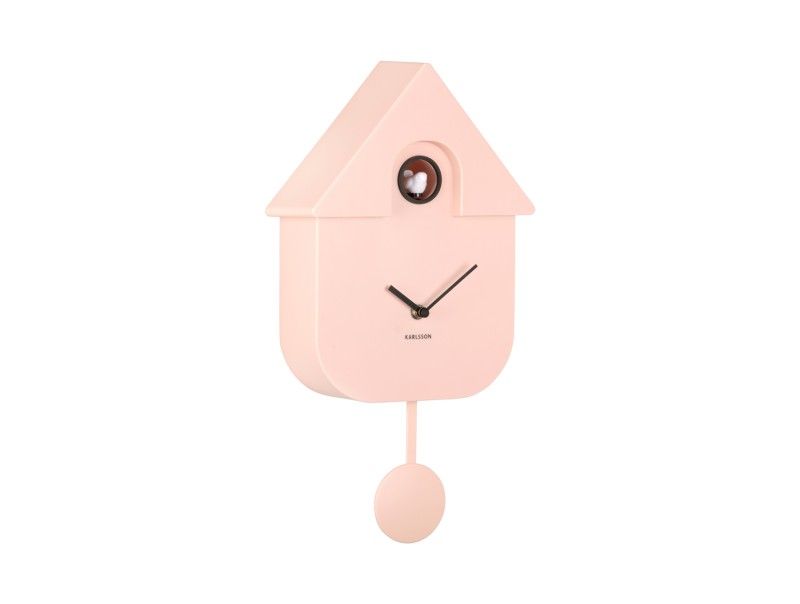 Zofia Wall Cuckoo Clock in Soft Pink