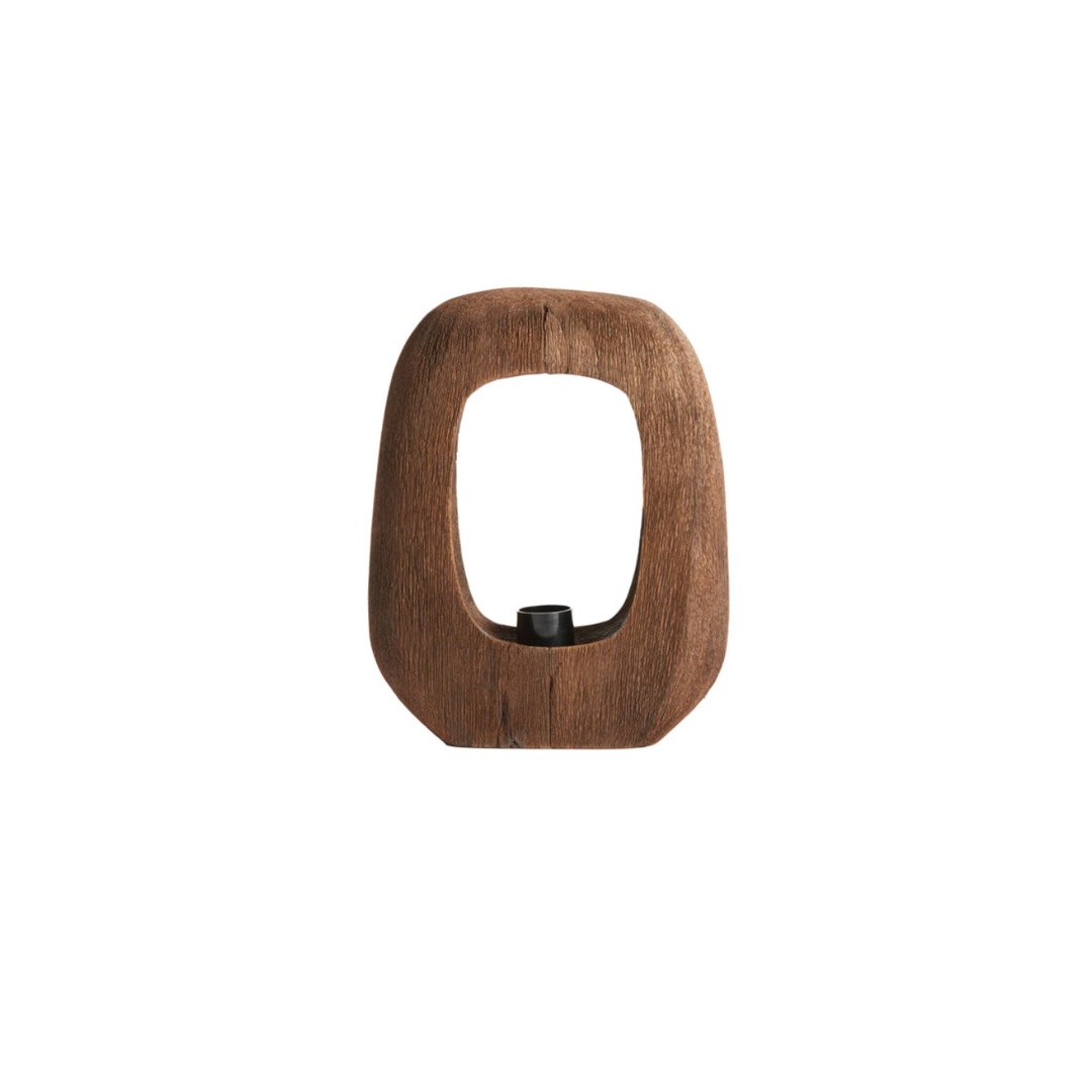 Kelafo Chocolate Wood Table Lamp