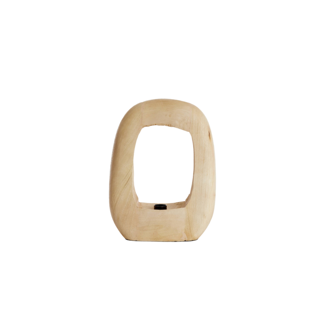 Kelafo Natural Wood Tall Table Lamp