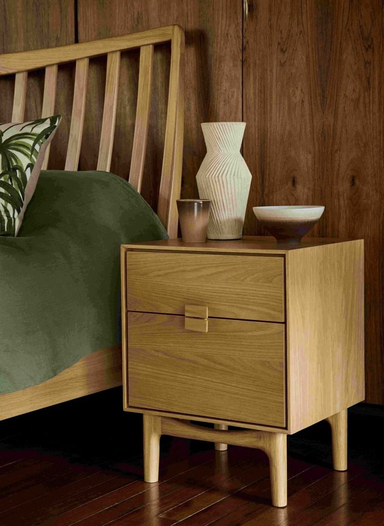 G Plan Larsen 2 Drawer Bedside