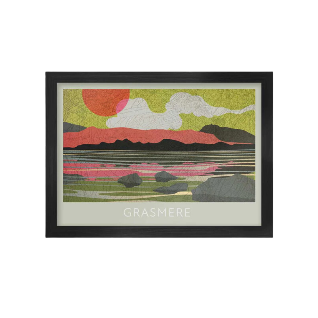 A4 Grasmere in Black Frame