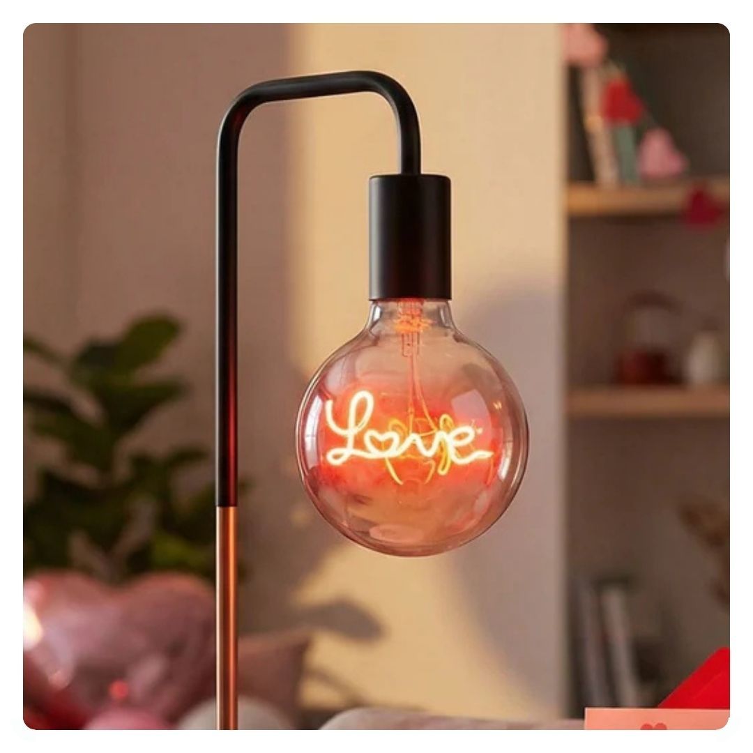 LED Filament Bulb Love
