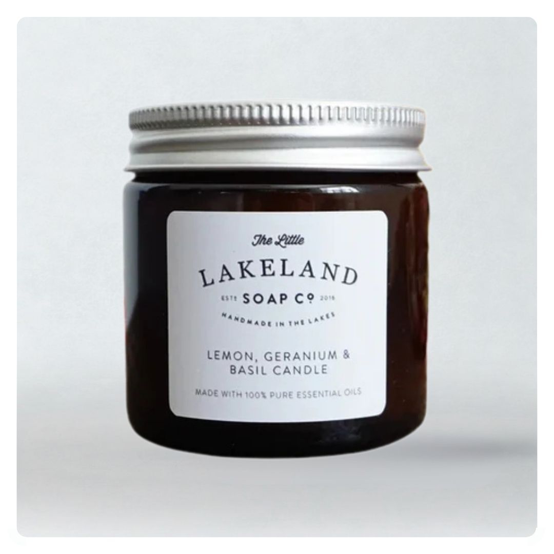 Lemon, Geranium and Basil Candle