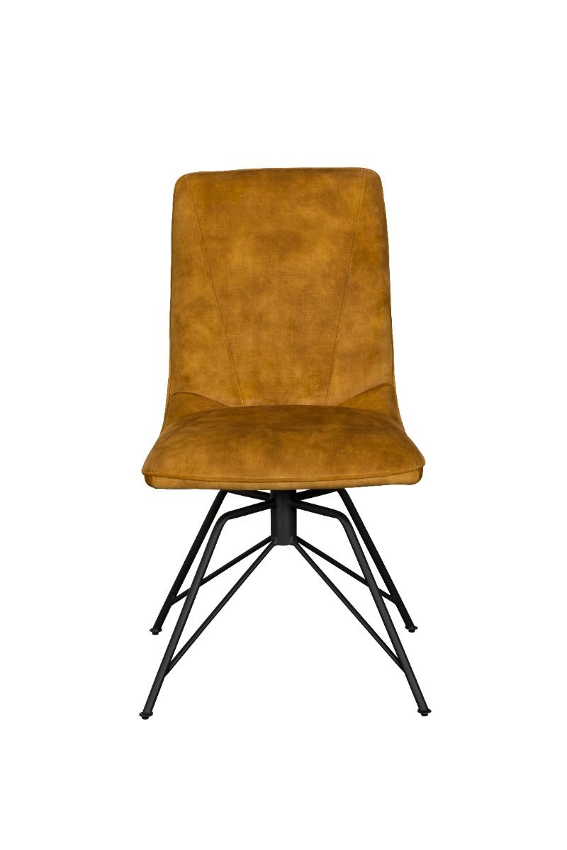 Todd Dining Chair in Gold Velvet