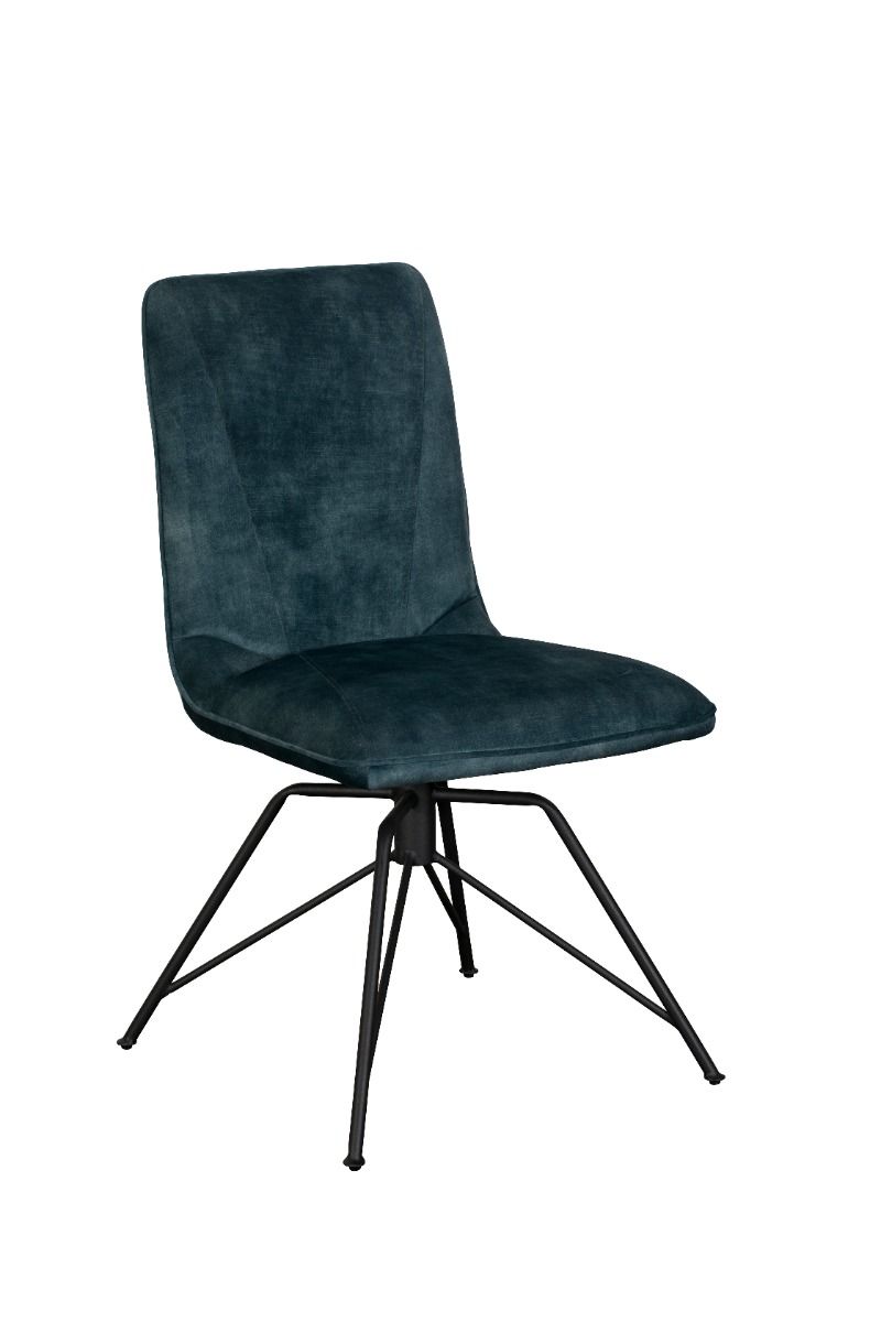 Todd Dining Chair Teal Velvet