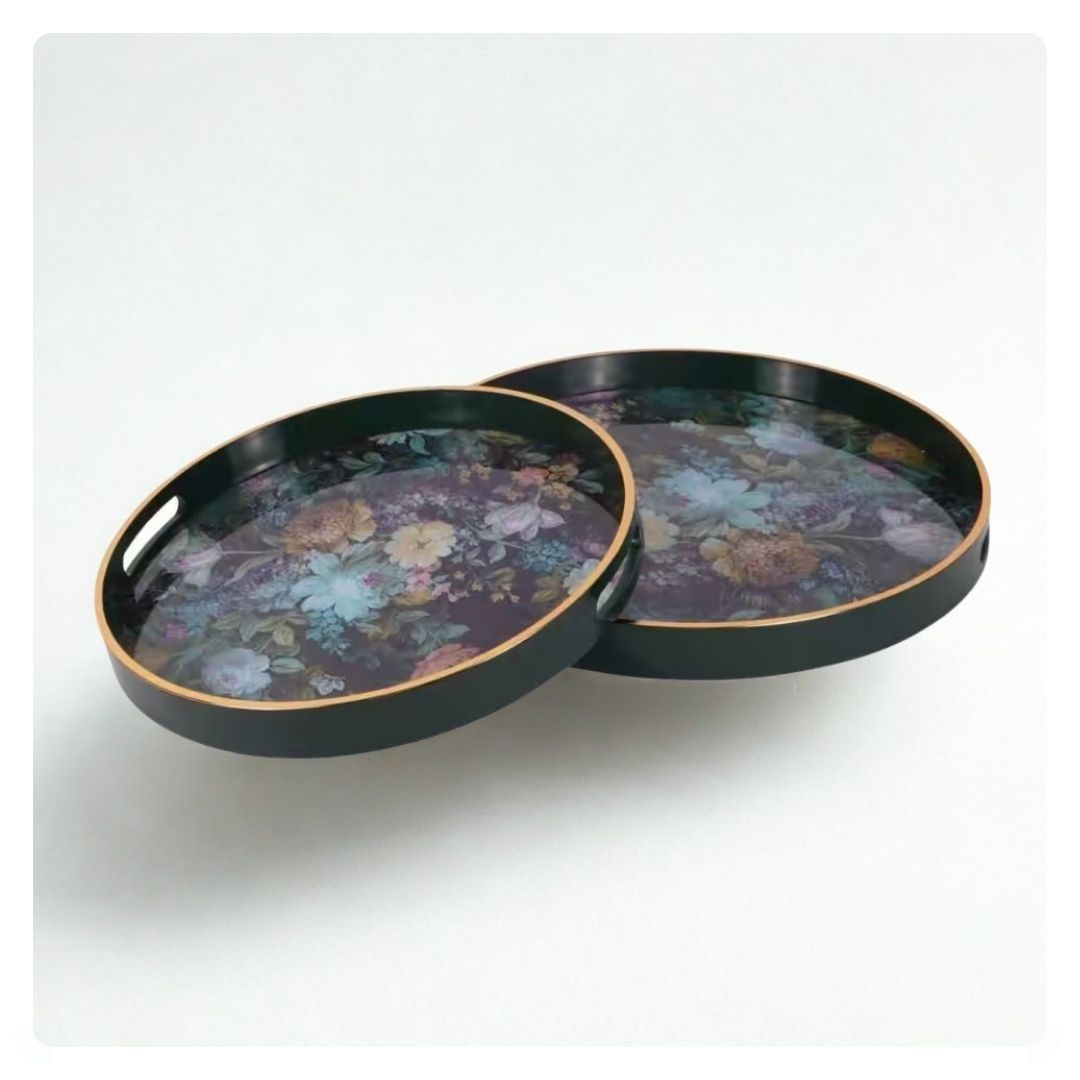 Mathilde Print Set Of 2 Trays