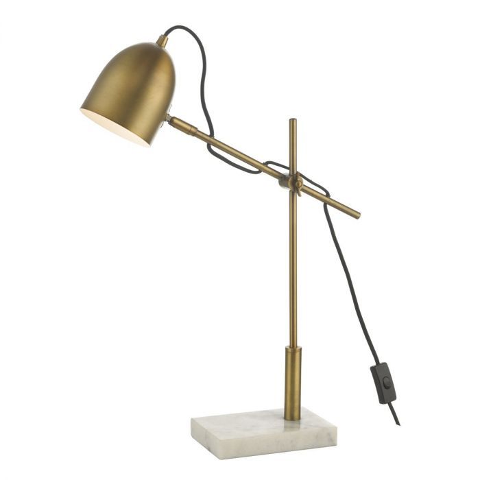 där Mendal Task Lamp Bronze & Marble