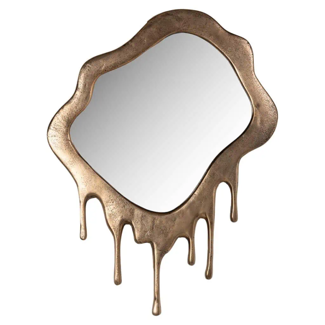 Drops Mirror in Gold