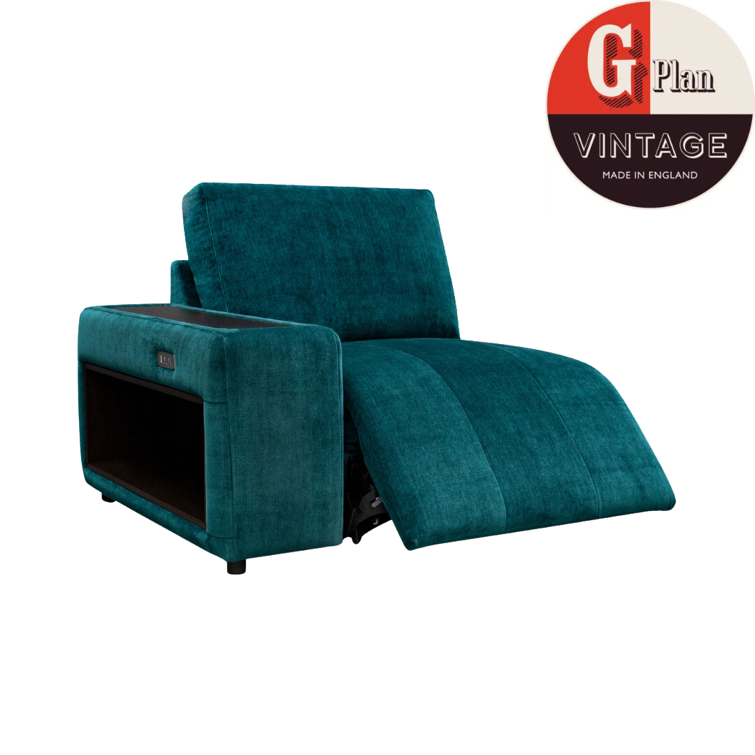 Gplan Morley LHF Unit with Storage & Power Footrest