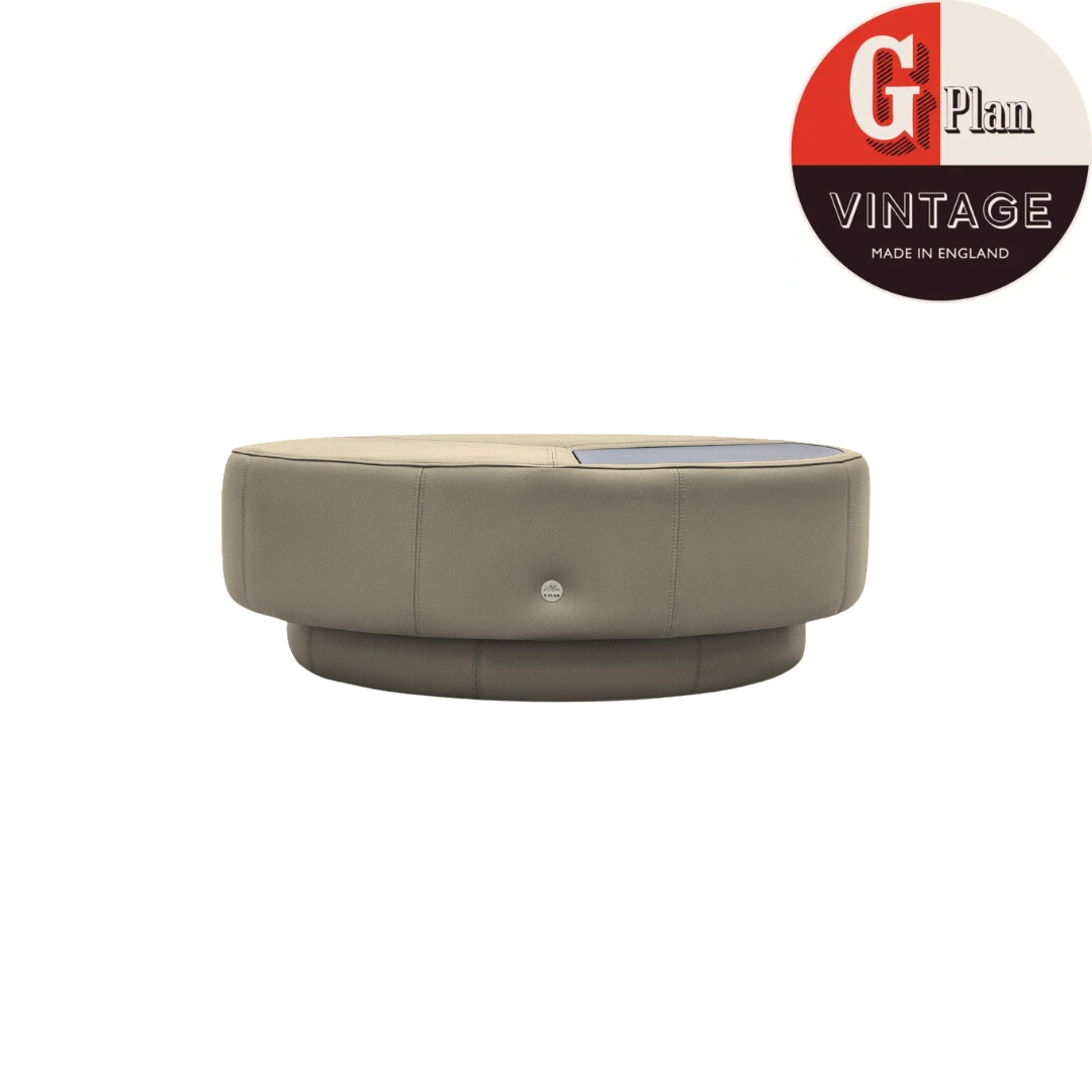 Gplan Morley Round Swivel Footstool