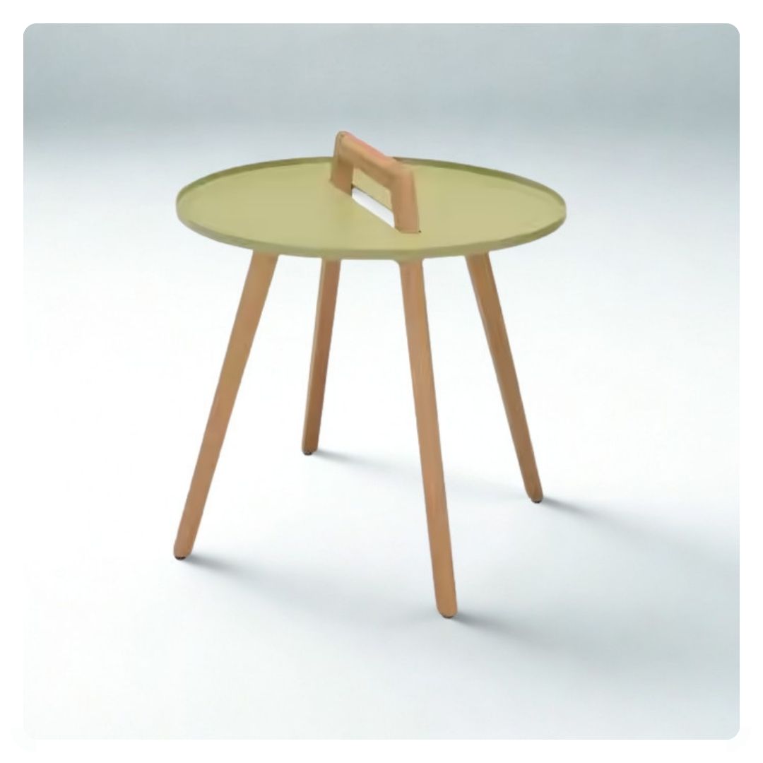 Nassau Garden Round Side Table Sage Green