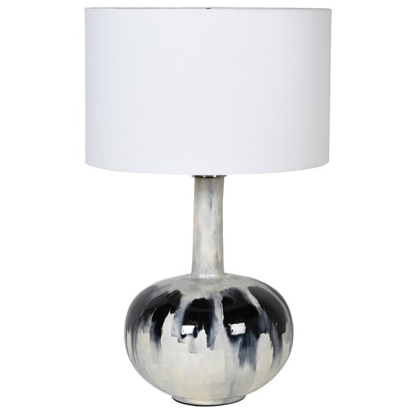 Iceland Rock Enamel Table Lamp with Shade