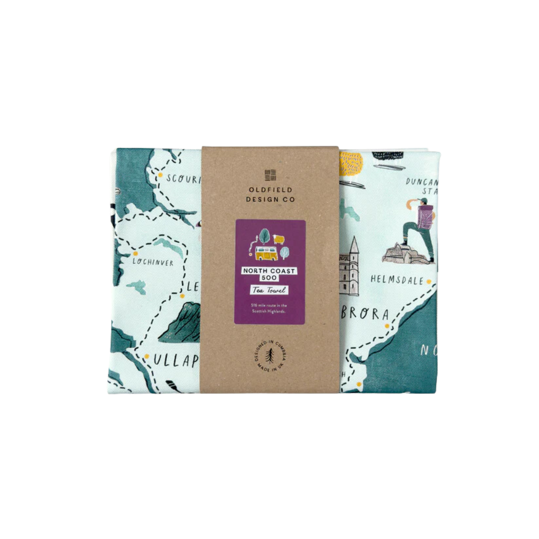 North Coast 500 Tea Towel