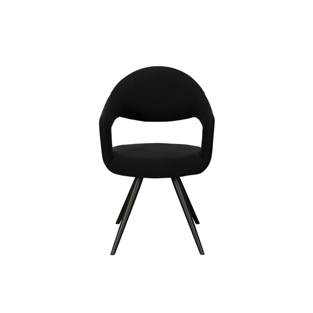 Olive Armchair Black 