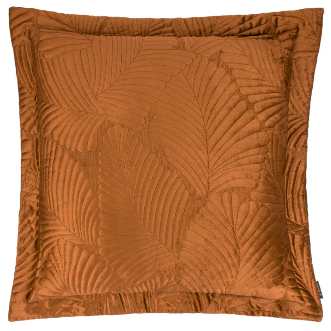 Palmeria 60 x 60cm Cushion in Rust