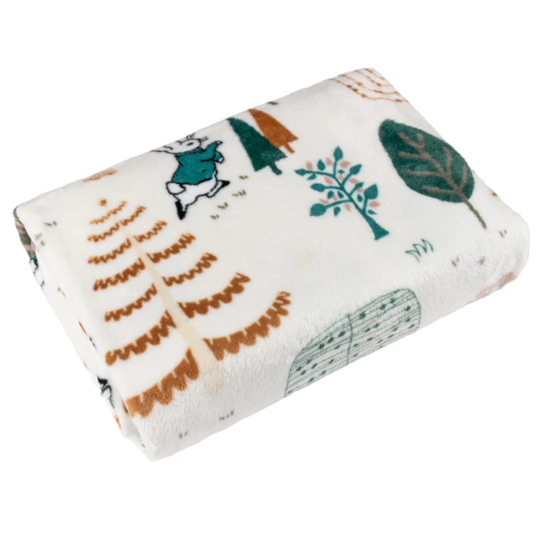 Peter Rabbit Scandi Woods 130 x 150cm Throw