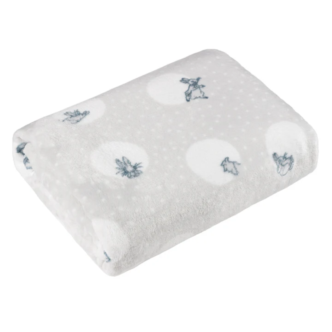 Peter Rabbit Spot Me 130 x 150cm Throw