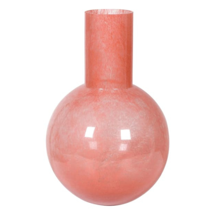 Tuscan Red Bulbous Vase