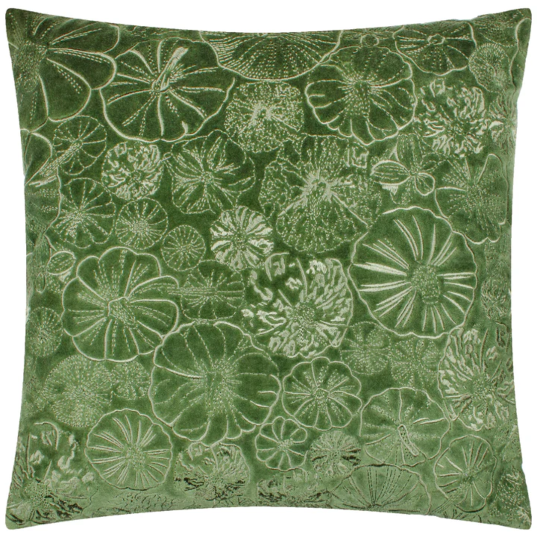 Picking Patch 45 x 45cm Cushion in Green