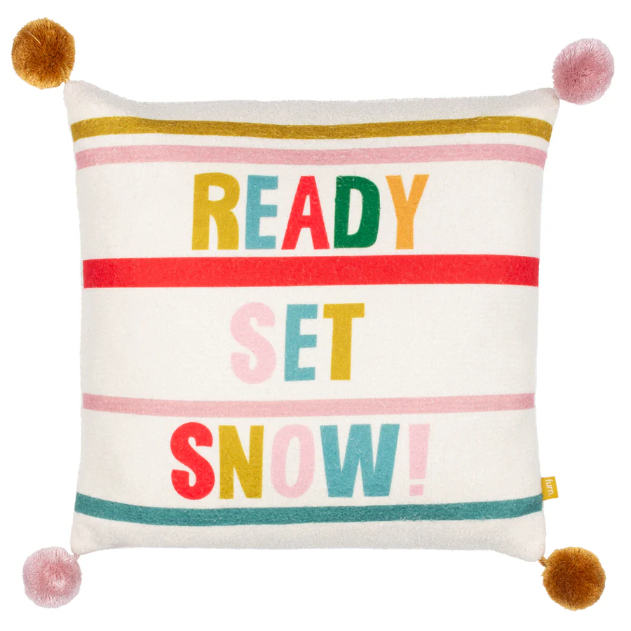 Ready, Set, Snow Cushion