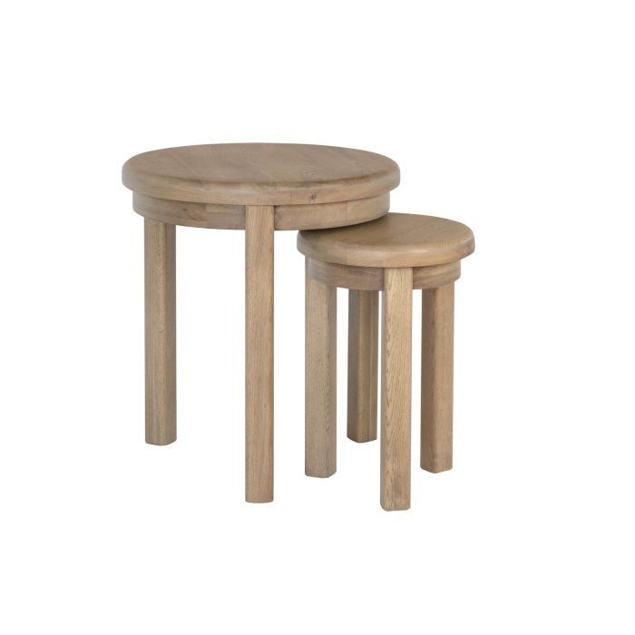 Rhine Round Nest of 2 Tables