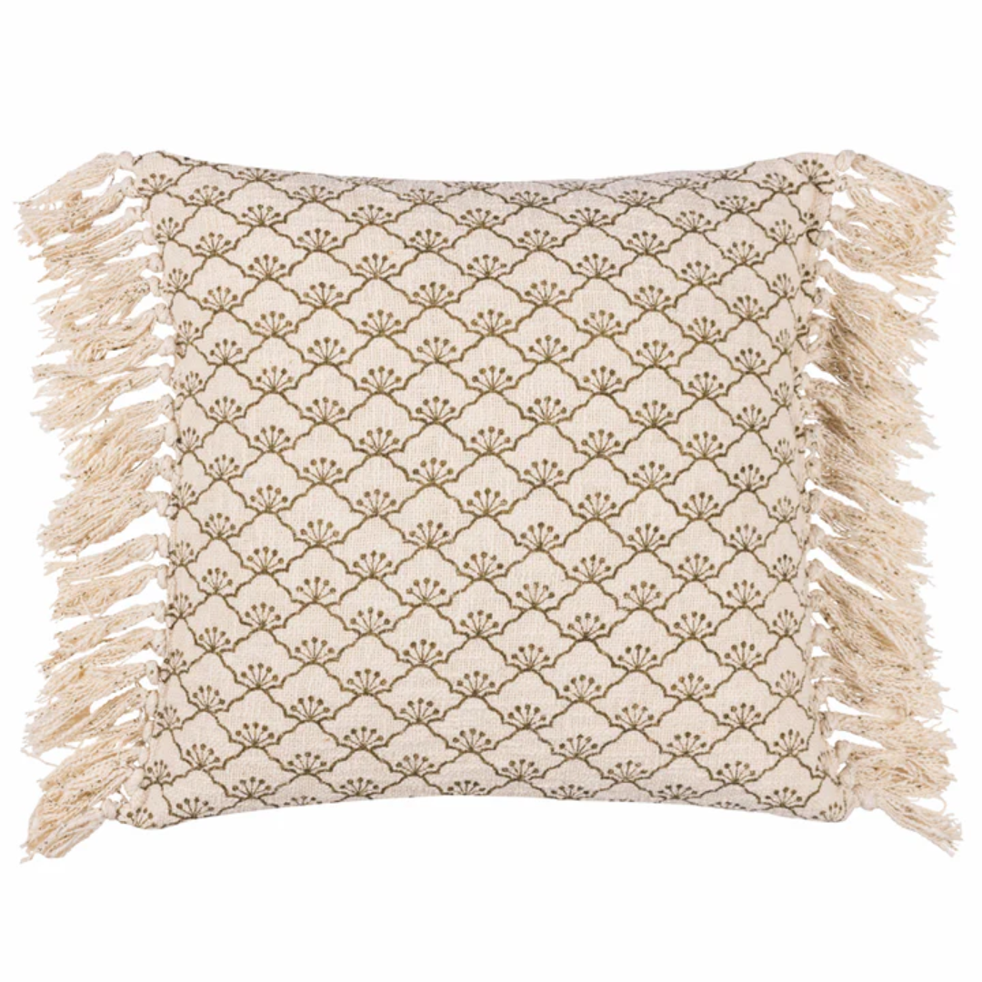 Saku 50 x 50cm Cushion in Olive