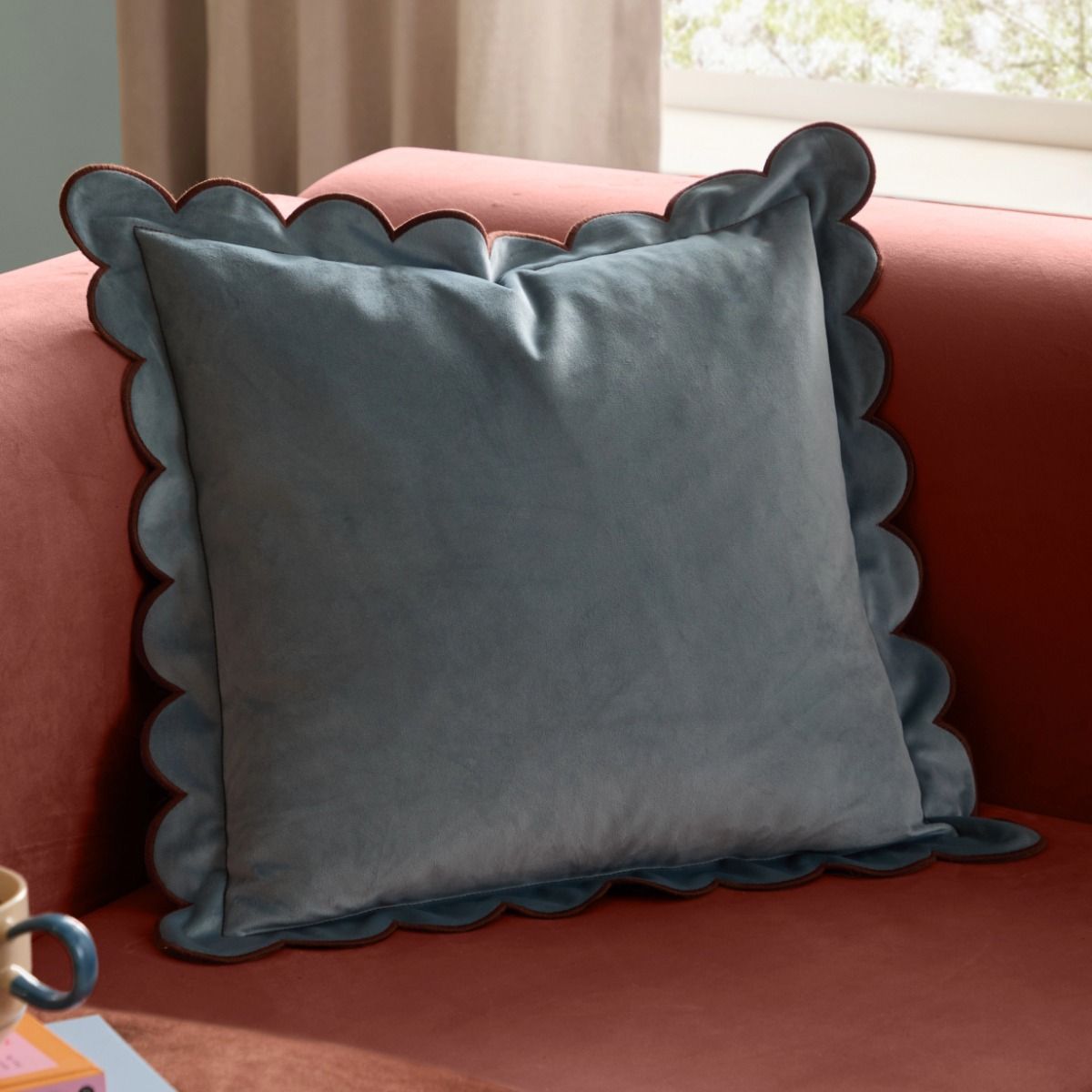Lil Scallop Feather Filled Cushion