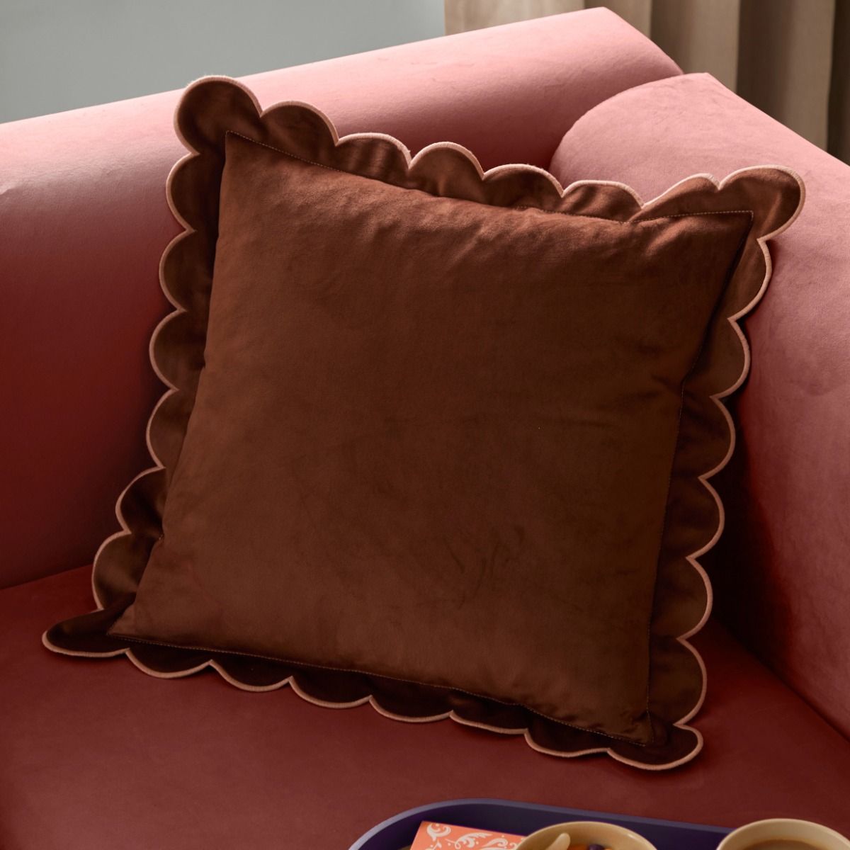 Lil Scallop Feather Filled Cushion