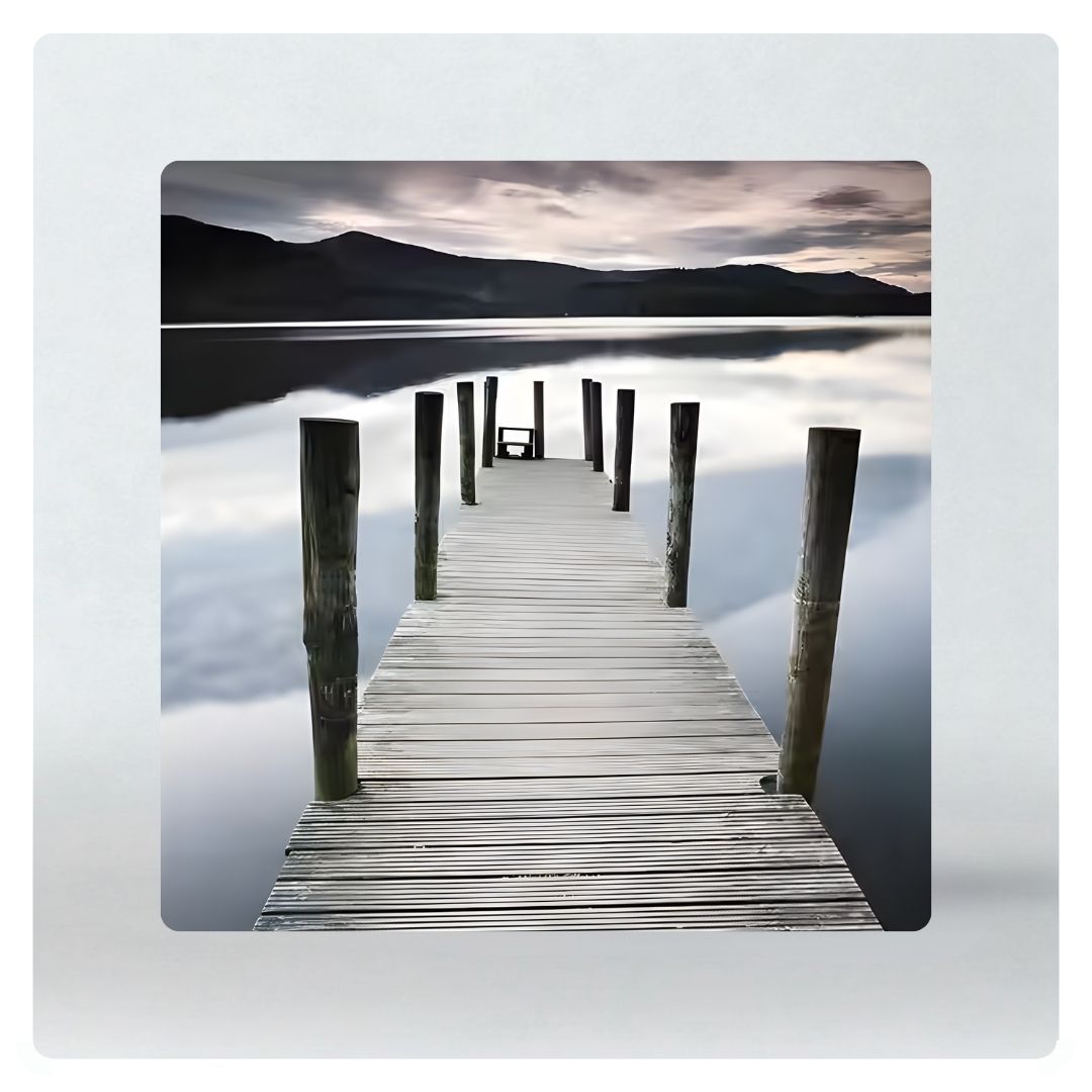 Ashness Jetty Derwentwater Greeting Card