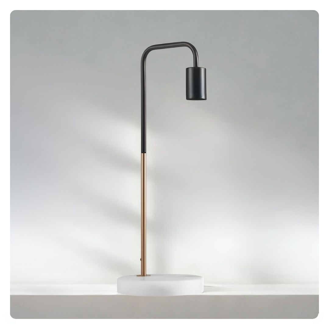 Single Bulb Desk Lamp Copper