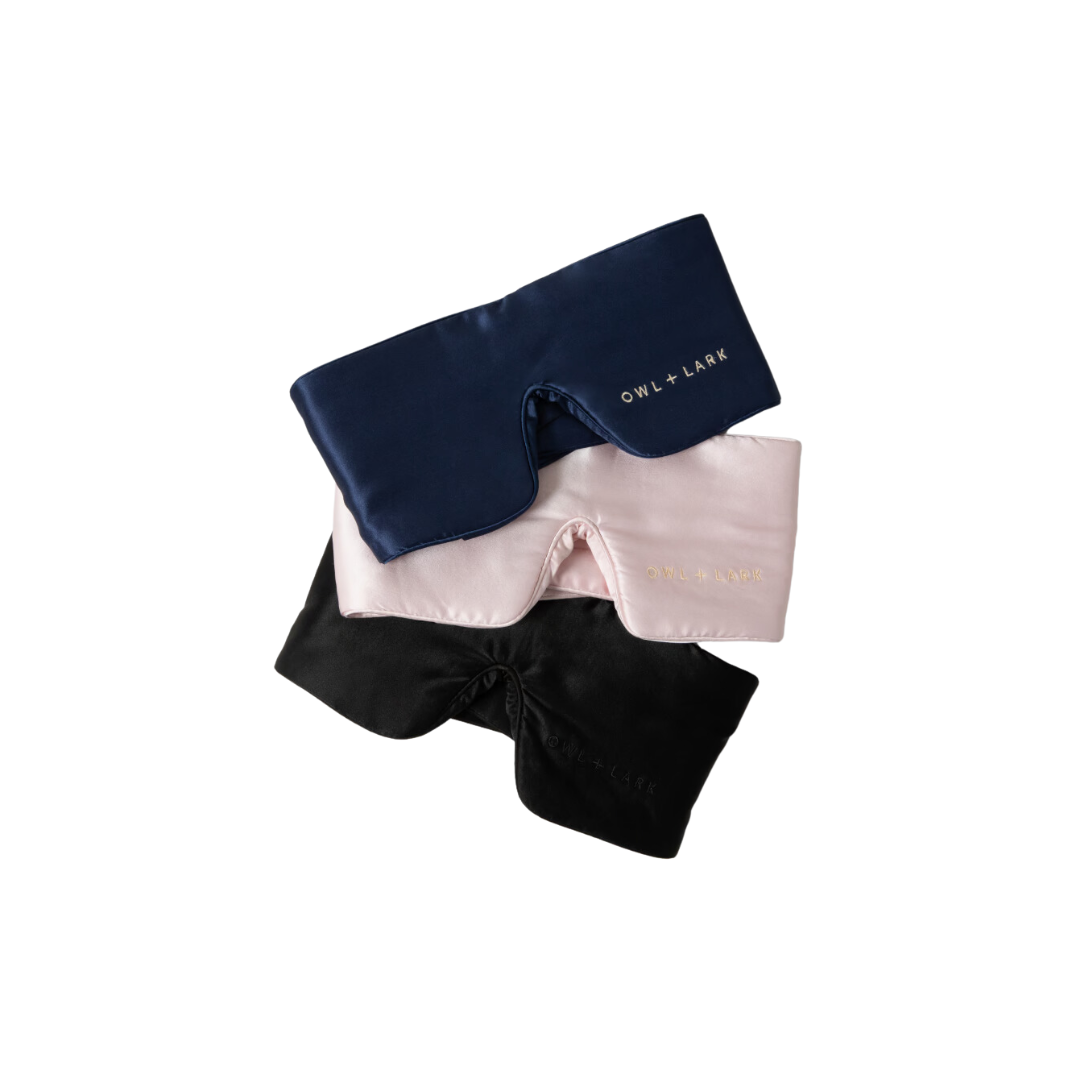 Silk Sleep Eye Mask in Blue