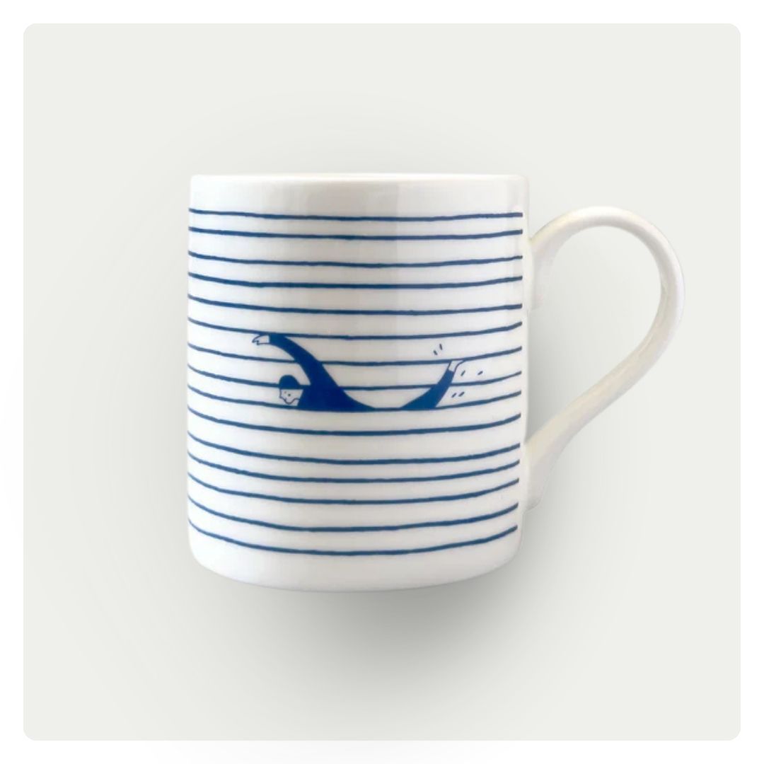 Striped Swimmer Mug