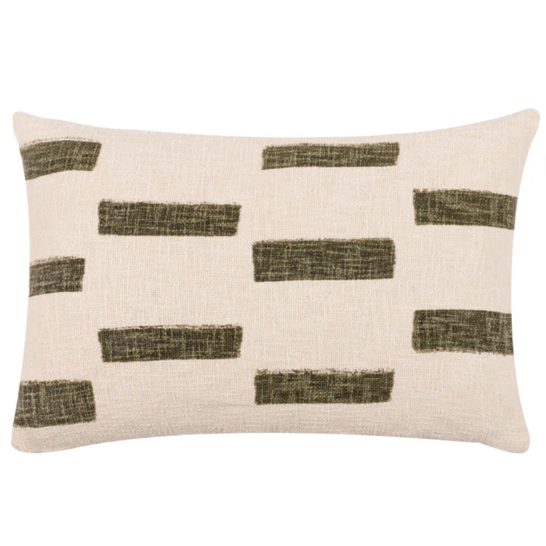 Terra 40 x 60cm Cushion in Moss