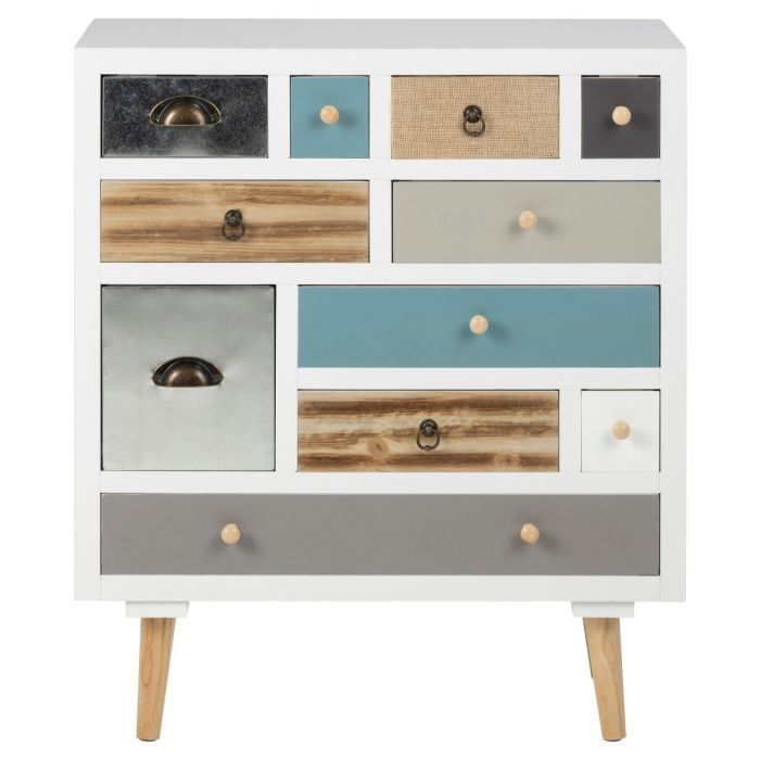 Thais 11 Drawer Chest White