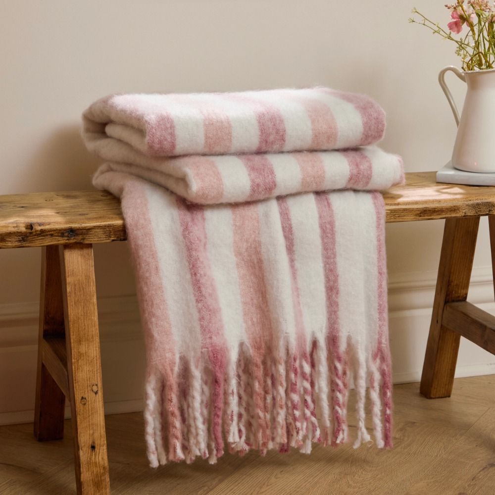 Woven Stripe Throw