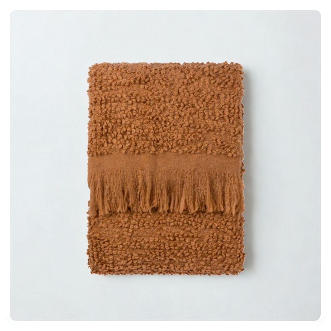 Ulsmere 130 x 180cm Throw in Ginger