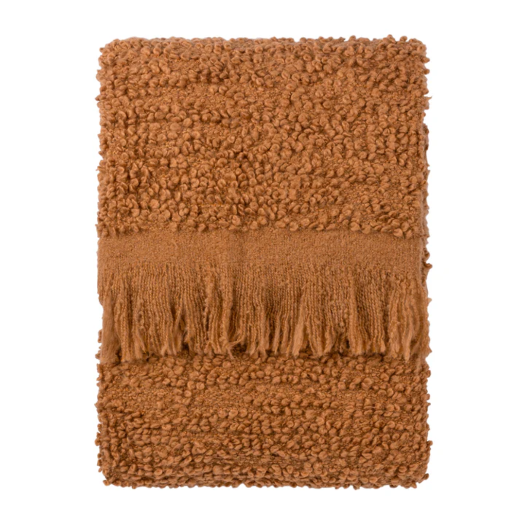 Ulsmere 130 x 180cm Throw in Ginger