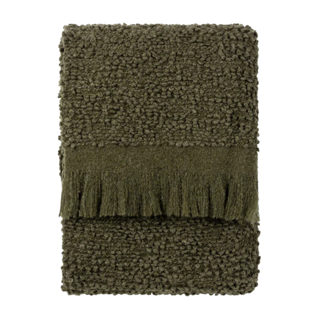 Ulsmere 130 x 180cm Throw in Lichen