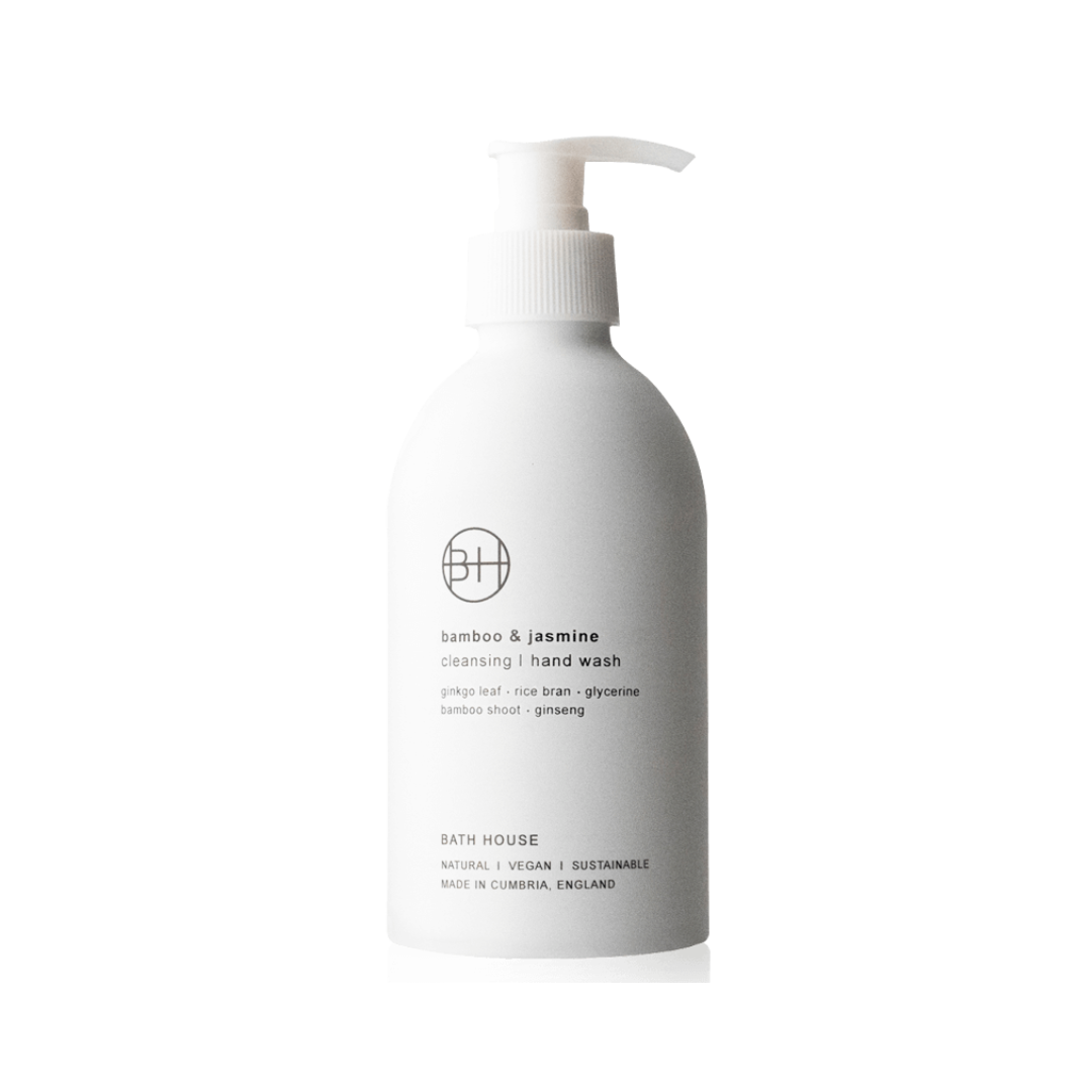 Bath House Bamboo and Jasmin Handwash 300ml Aluminium  