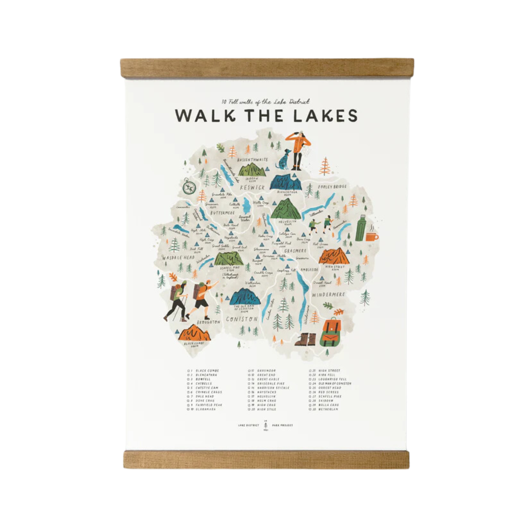Walk the Lakes Illustrated Map