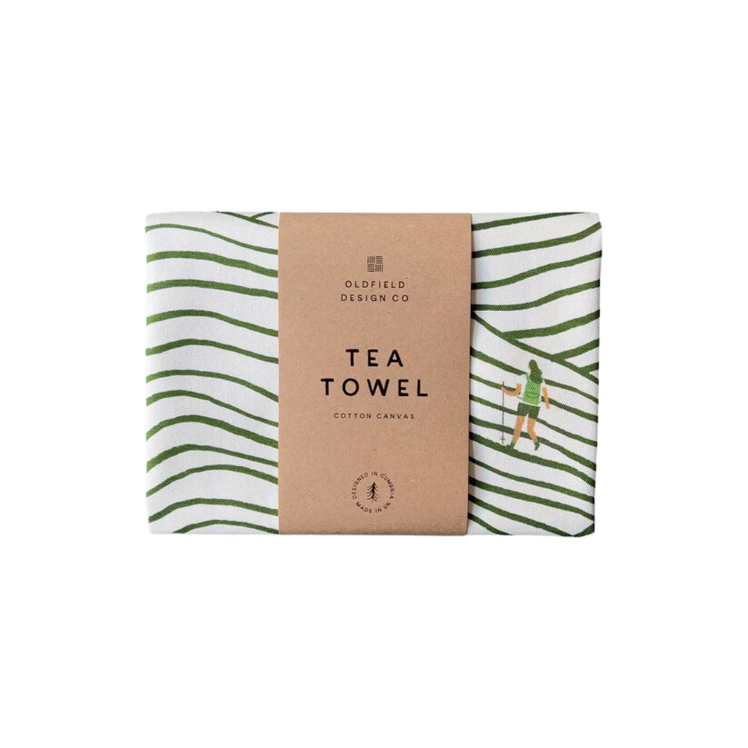 Walking Pattern Tea Towel