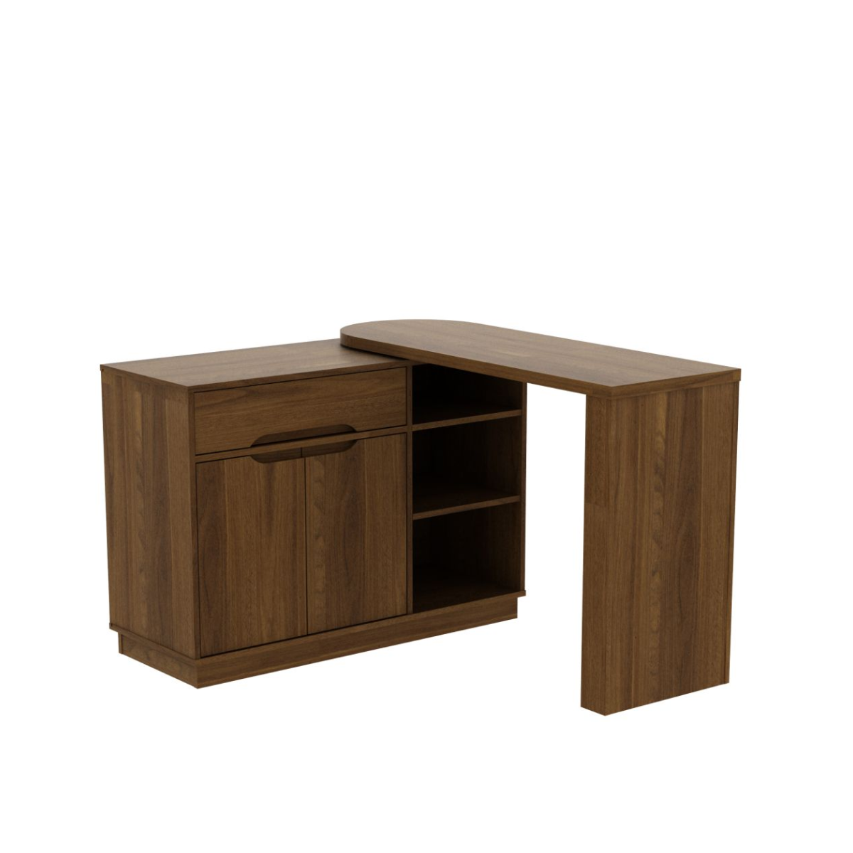 Walnut Hideaway Desk